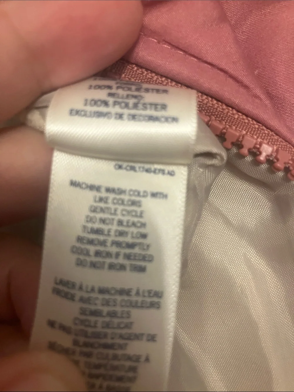 OshKosh B'gosh Pink Butterfly Quilted Hooded Snowsuit 3/6M Snow Ski Full Zip